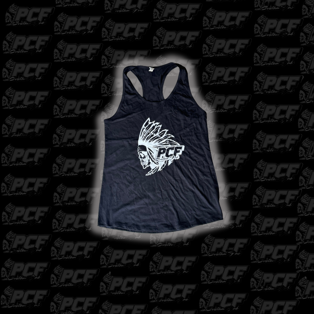 BLACK PCF RACERBACK TANK