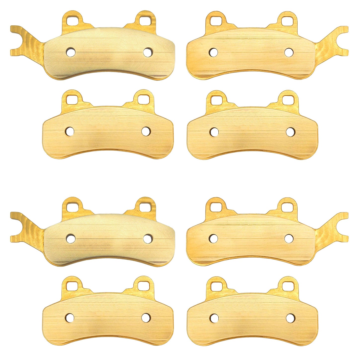 Can-Am Maverick X3/MAX/Sport/Trail 2017-2024 Front & Rear Brass Brake Pad Set