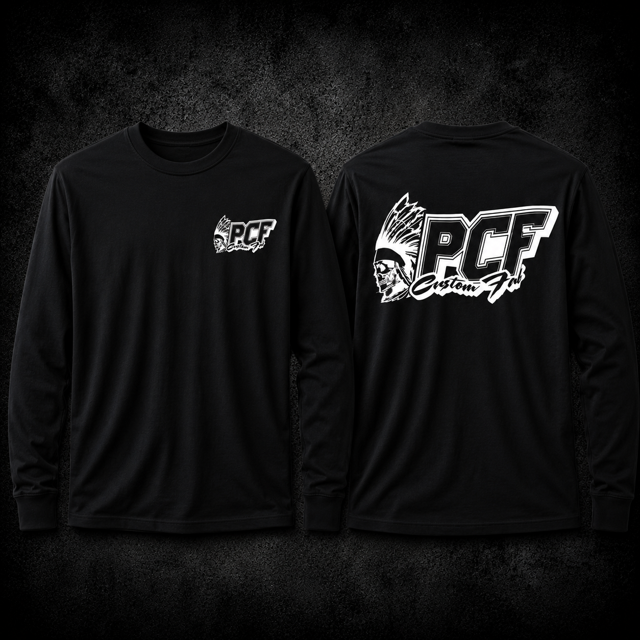 PCF INDIAN LOGO LONG SLEEVE T-SHIRT