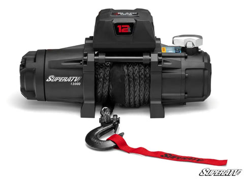 12,000LB WINCH (WITH WIRELESS REMOTE AND SYNTHETIC ROPE)