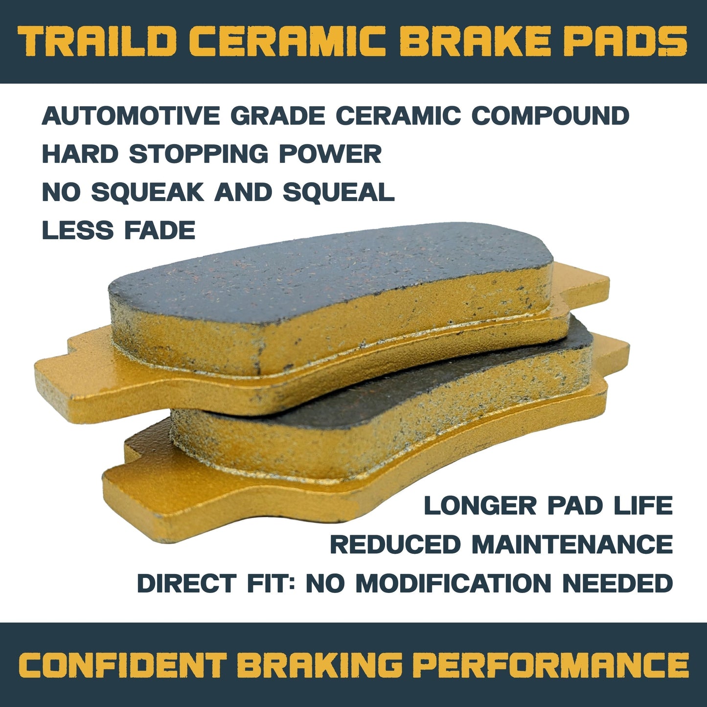 Yamaha YZ125/YZ250/YZ450F 2003-2007 Ceramic Brake Pad Set