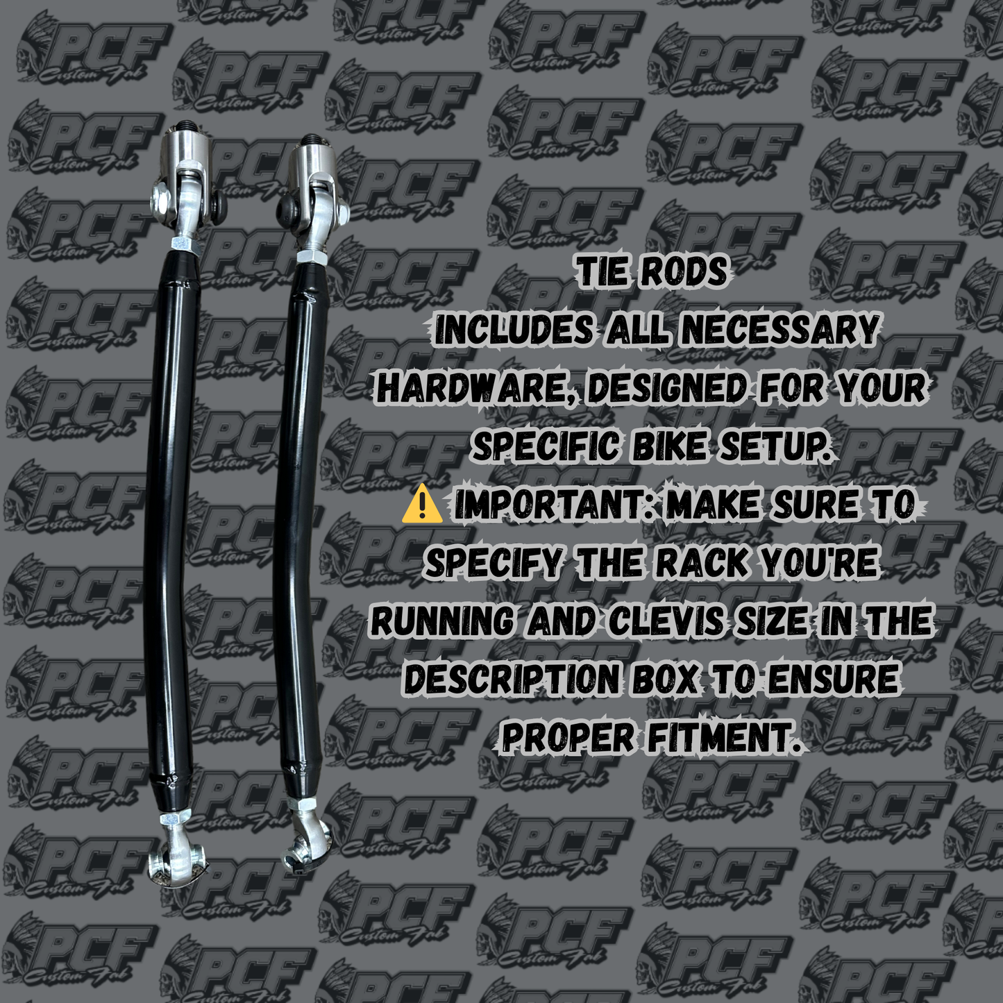 PCF CAN-AM MAVERICK OG XMR TIE RODS