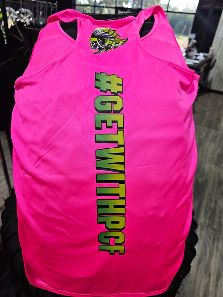 PCF WOMENS SPORT-TEK PERFORMANCE "RZR BACK" TANKS