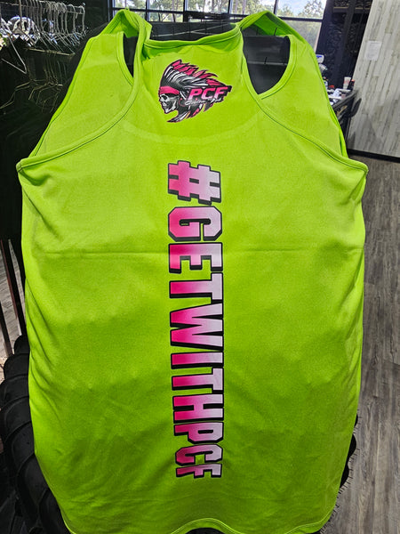 PCF WOMENS SPORT-TEK PERFORMANCE "RZR BACK" TANKS