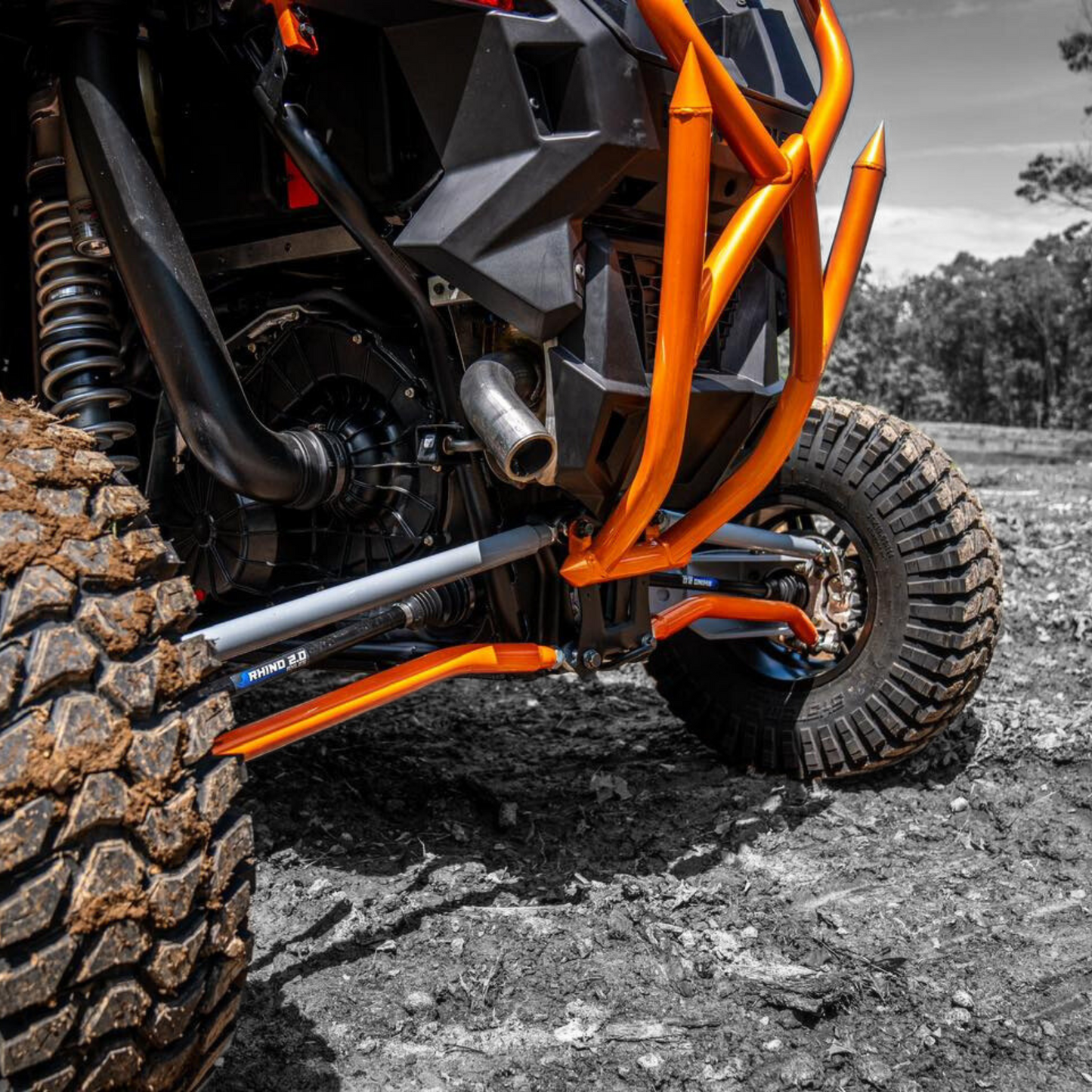 PCF POLARIS RZR TURBO S STOCK LENGTH RADIUS RODS KIT