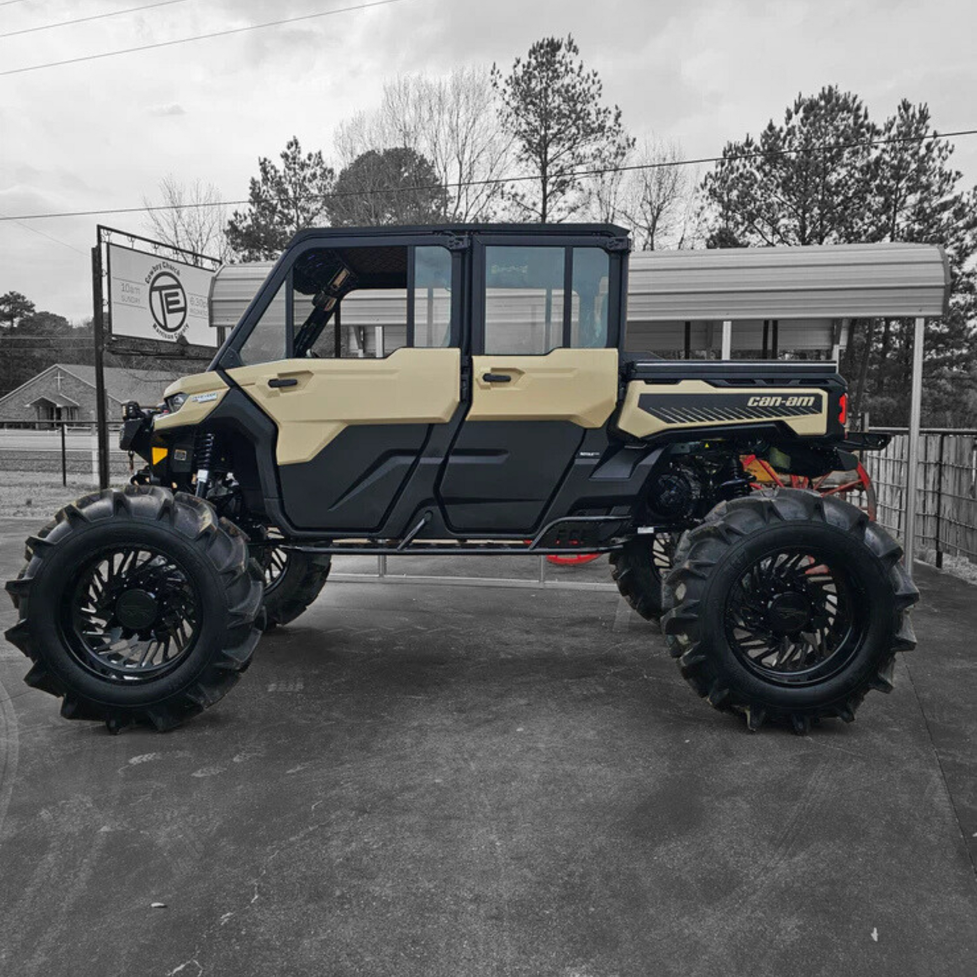 CAN-AM DEFENDER MAX 4 SEATER STEPS – POCKET CHANGE FAB