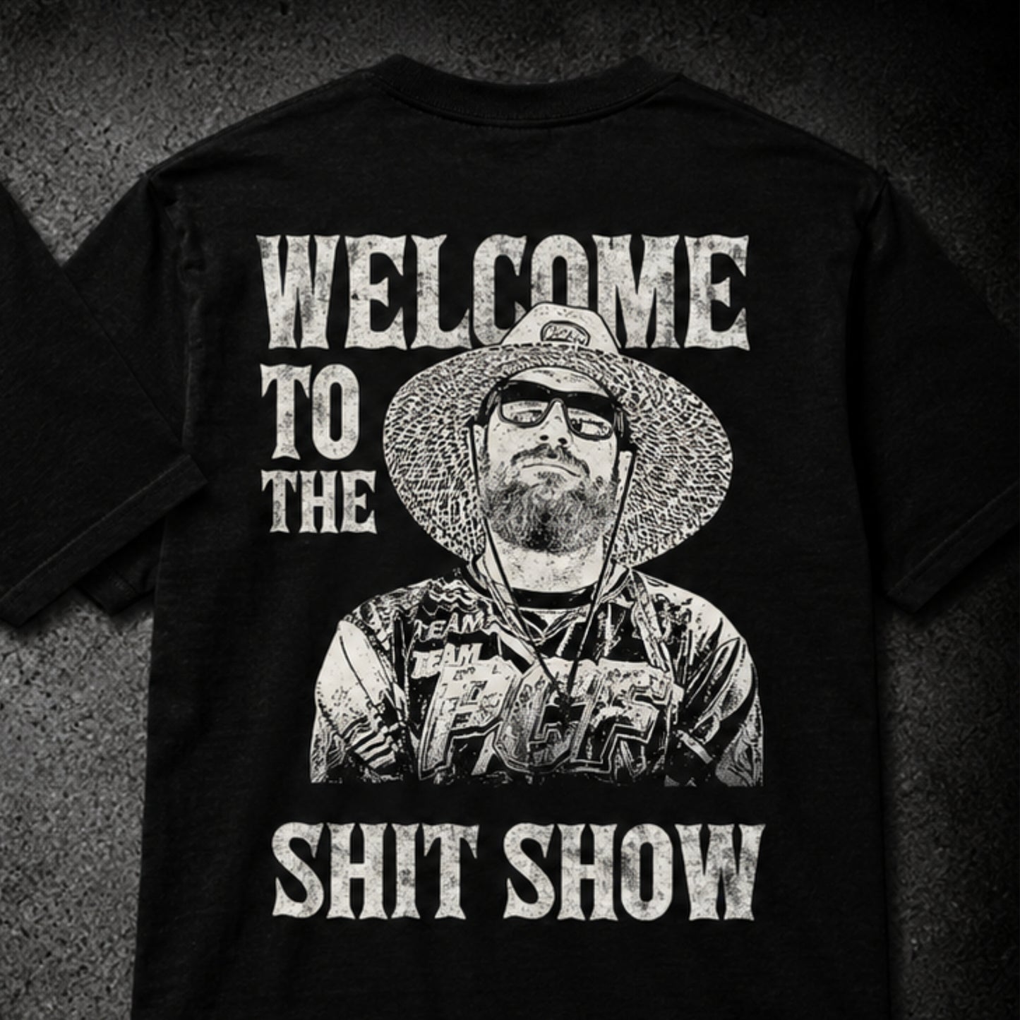 PCF BLACK WELCOME TO THE SHITSHOW T-SHIRT