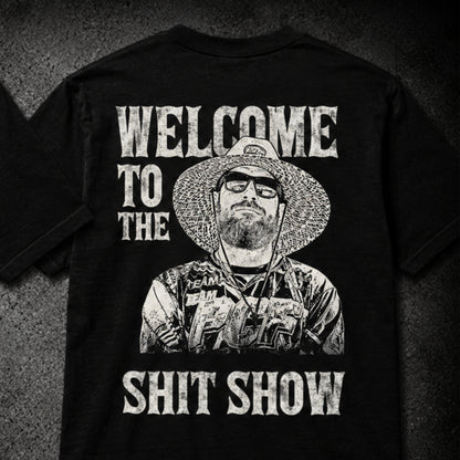 PCF BLACK WELCOME TO THE SHITSHOW T-SHIRT
