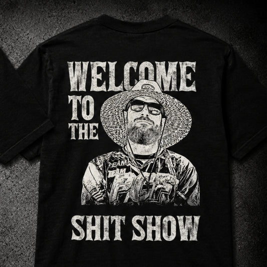PCF BLACK WELCOME TO THE SHITSHOW T-SHIRT