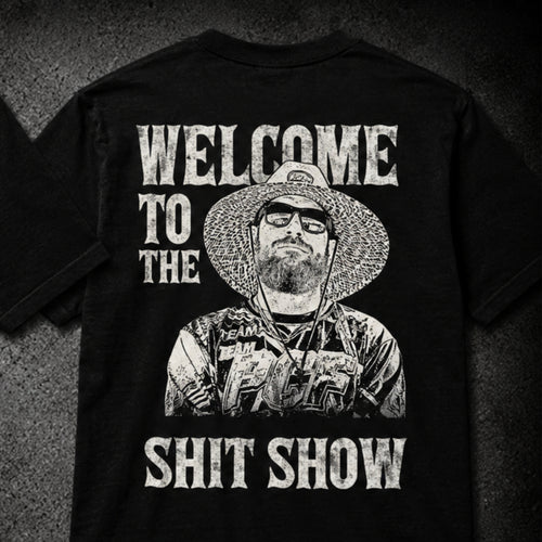 PCF BLACK WELCOME TO THE SHITSHOW T-SHIRT