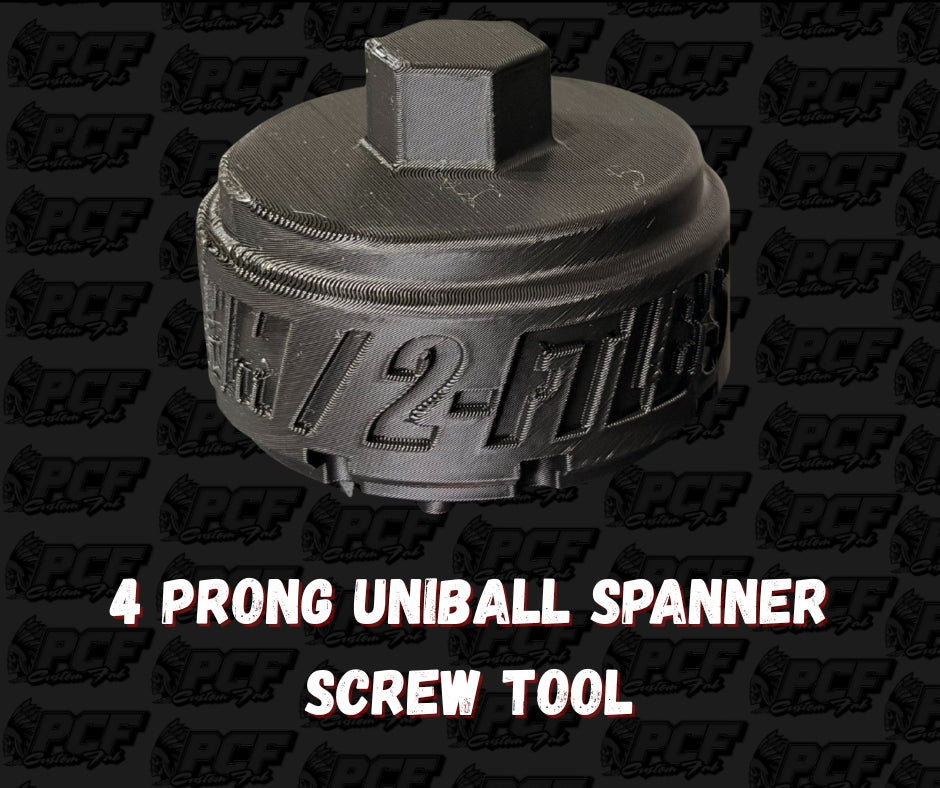 4 PRONG UNIBALL SPANNER SCREW TOOL