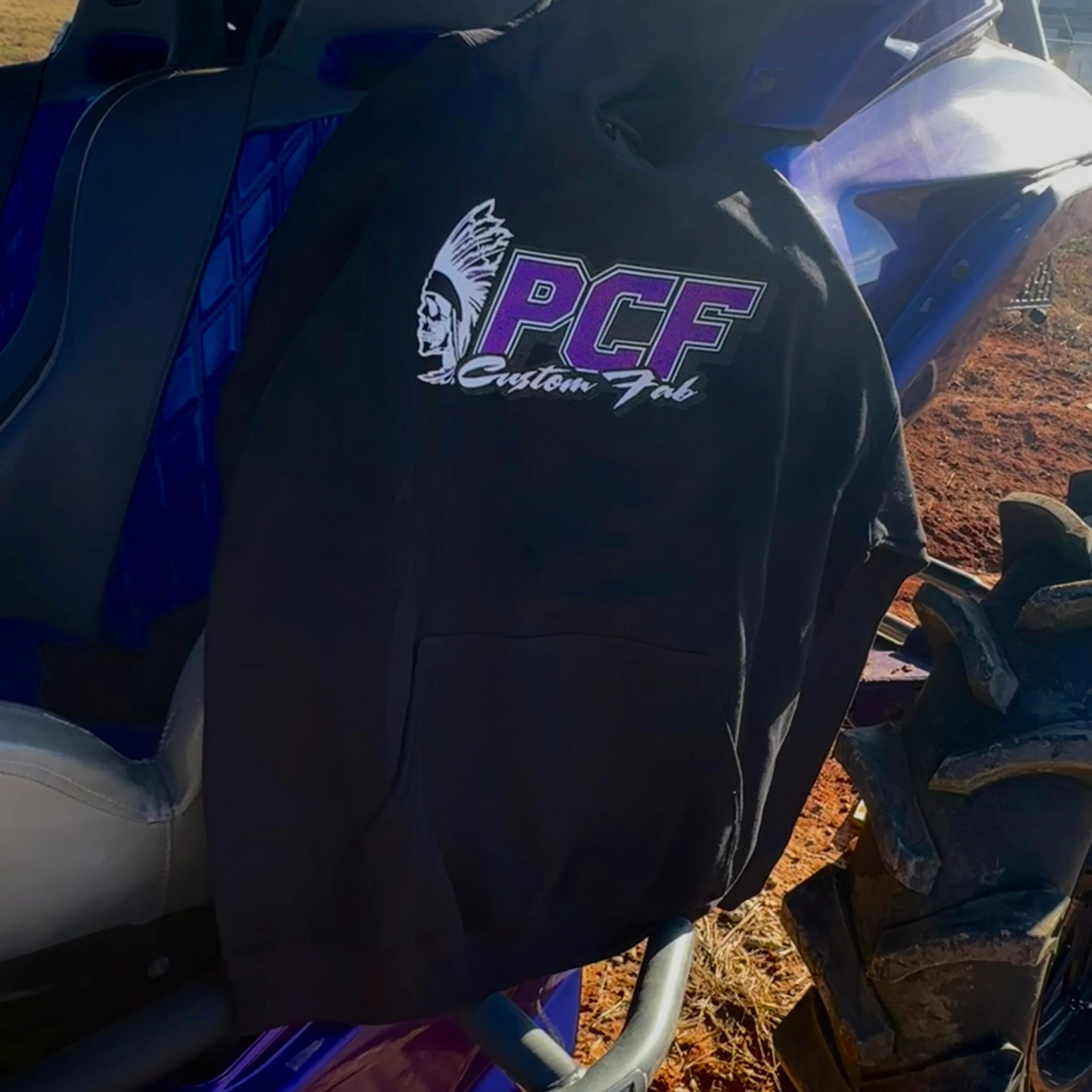 PCF LONG SLEEVE GLITTER HOODIES