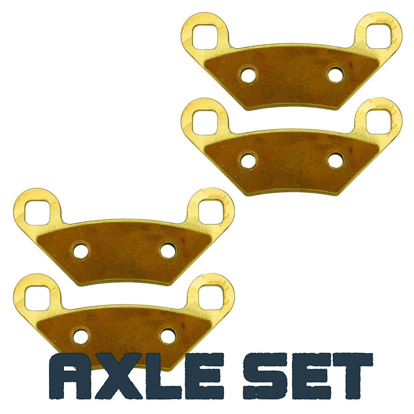 Polaris Sportsman 850/570/550/450 2009-2026 Brass Brake Pad Set