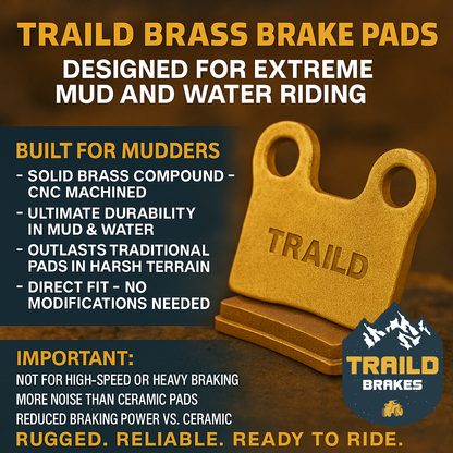 Can-Am Outlander 330/400/500/650/800 2005-2012 Brass Brake Pad Set