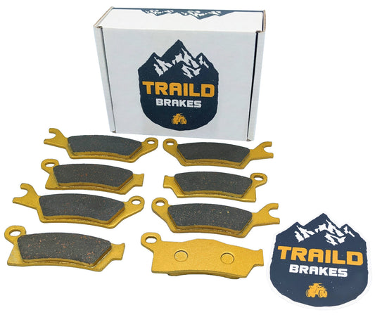 Can-Am Outlander 1000/650/450 6x6 2015-2026 4 Wheel Ceramic Brake Pad Set
