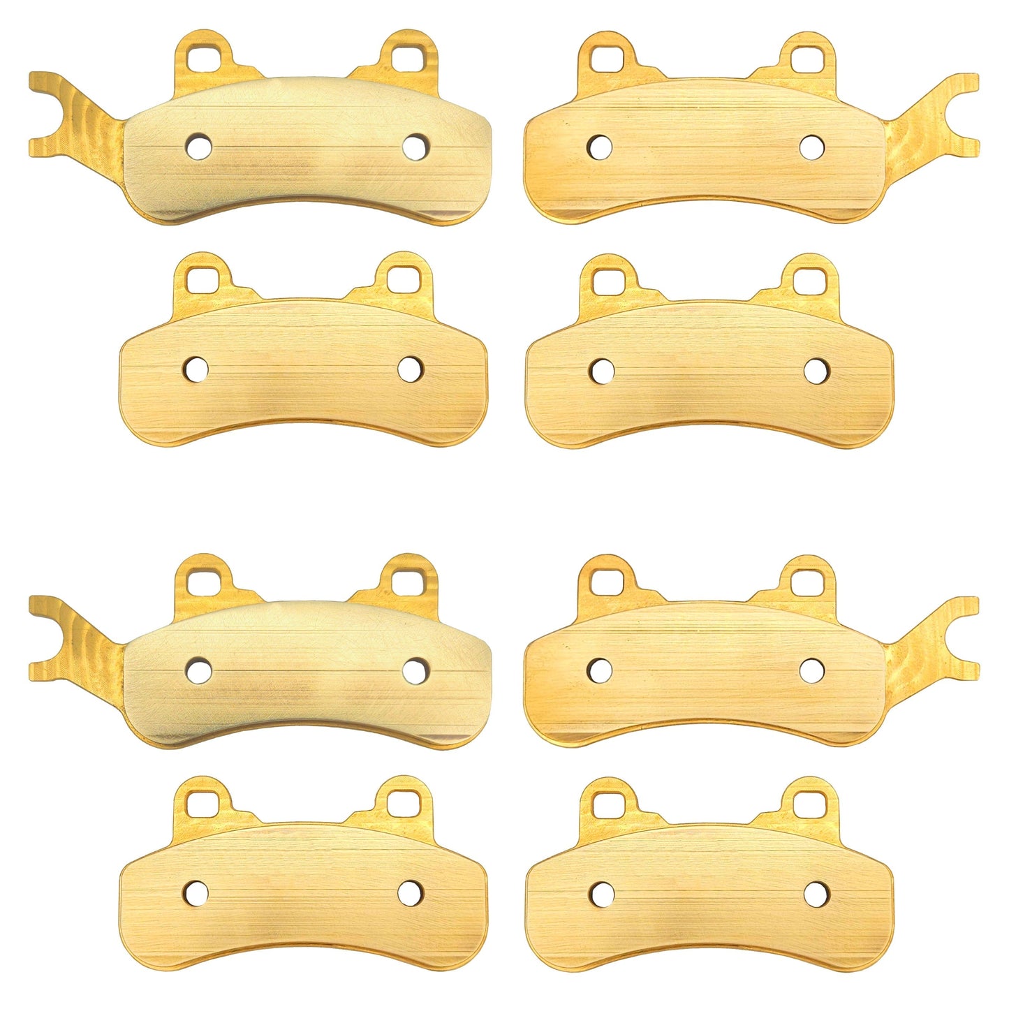 Can-Am Defender MAX HD7 HD8 HD9 HD10 HD11 6x6 & PRO 2017-2026 Front & Rear Brass Brake Pad Set
