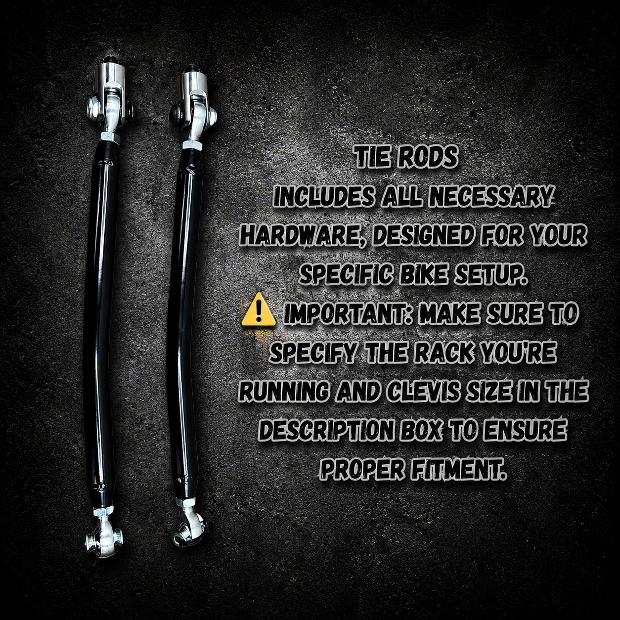 PCF G3 TIE RODS KIT