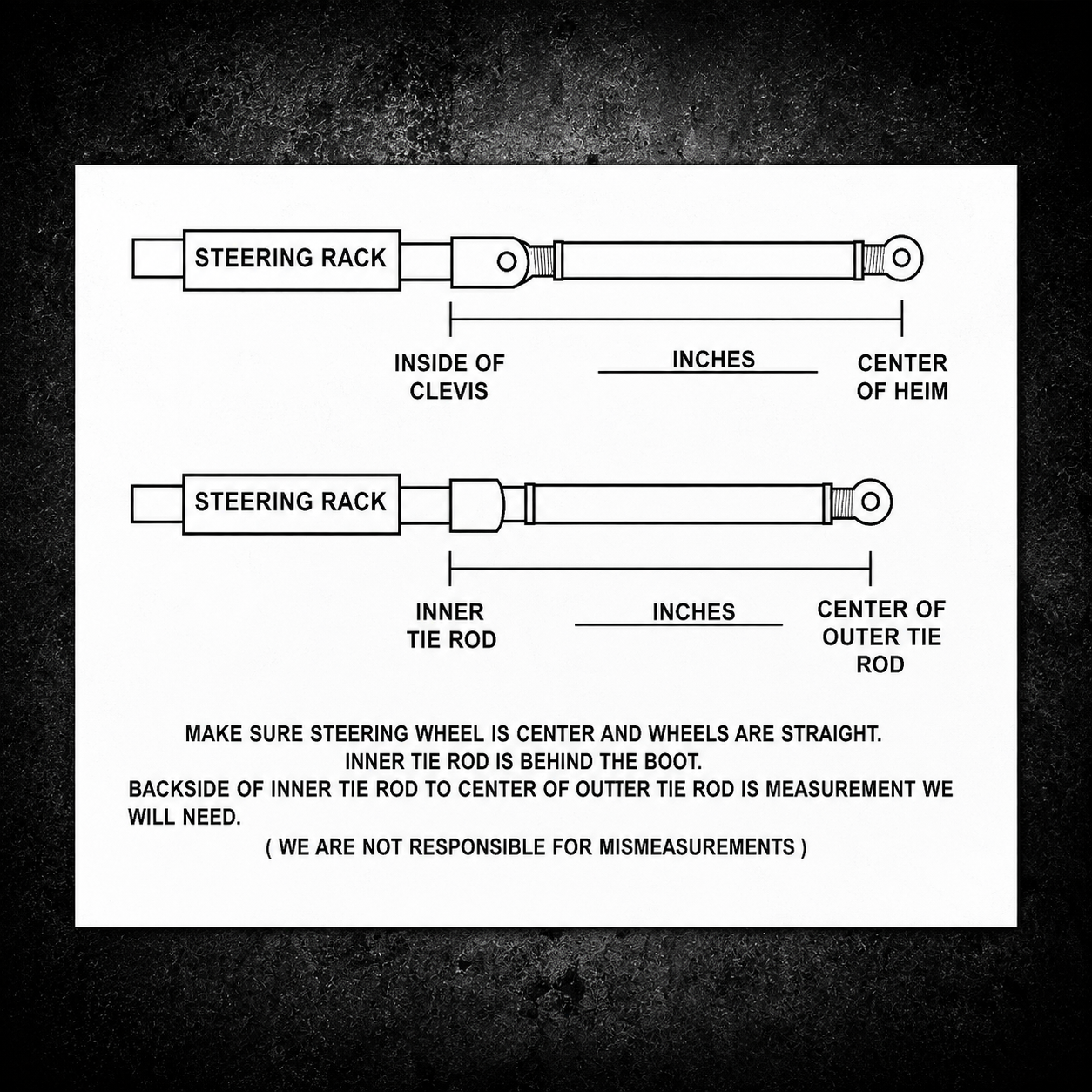 CAN-AM MAVERICK OG XMR TIE RODS