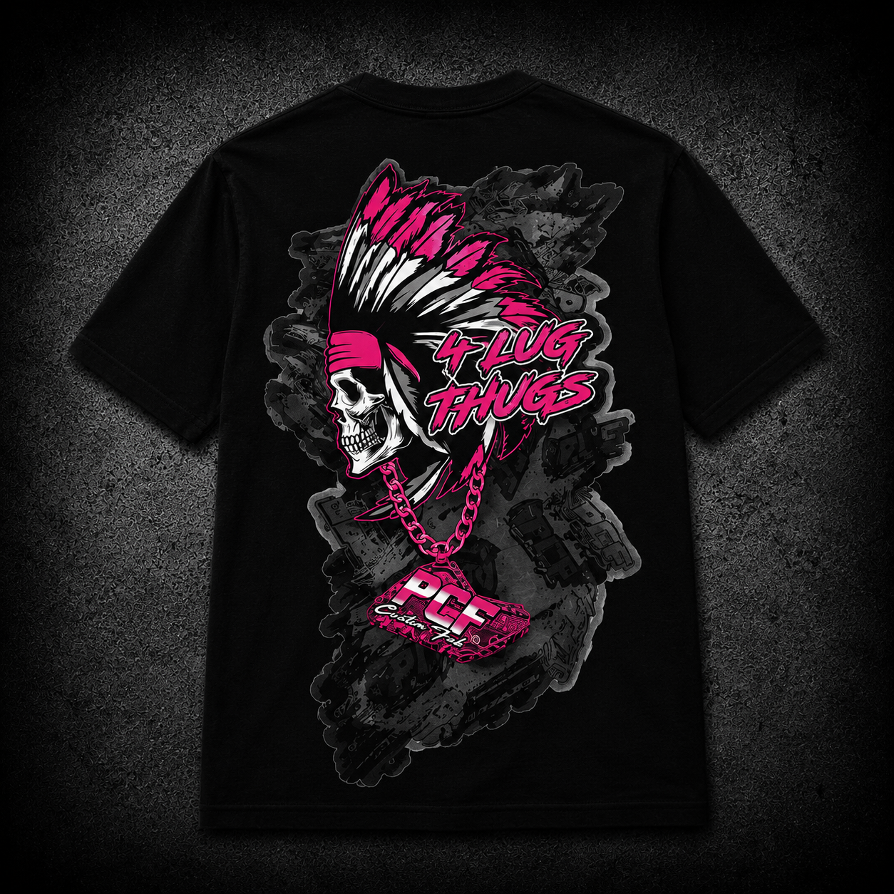 PCF PINK 4 LUG THUGS T-SHIRT