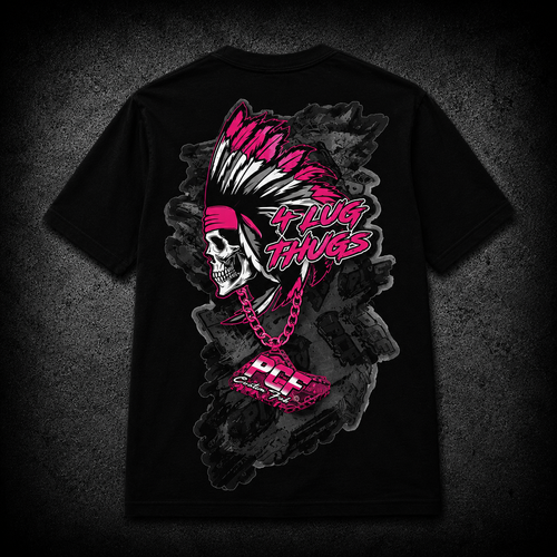 PCF PINK 4 LUG THUGS T-SHIRT