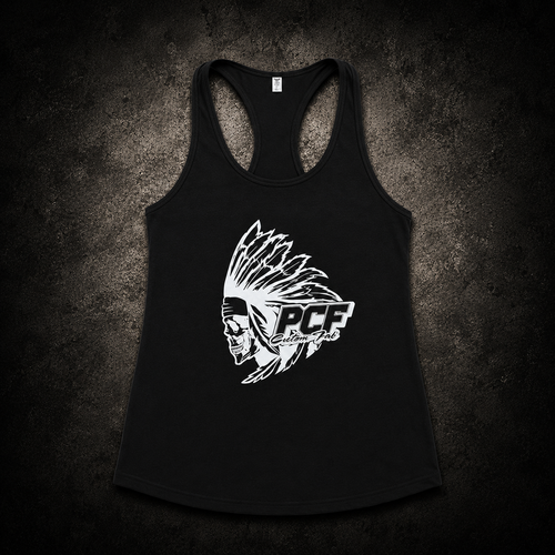 BLACK PCF RACERBACK TANK