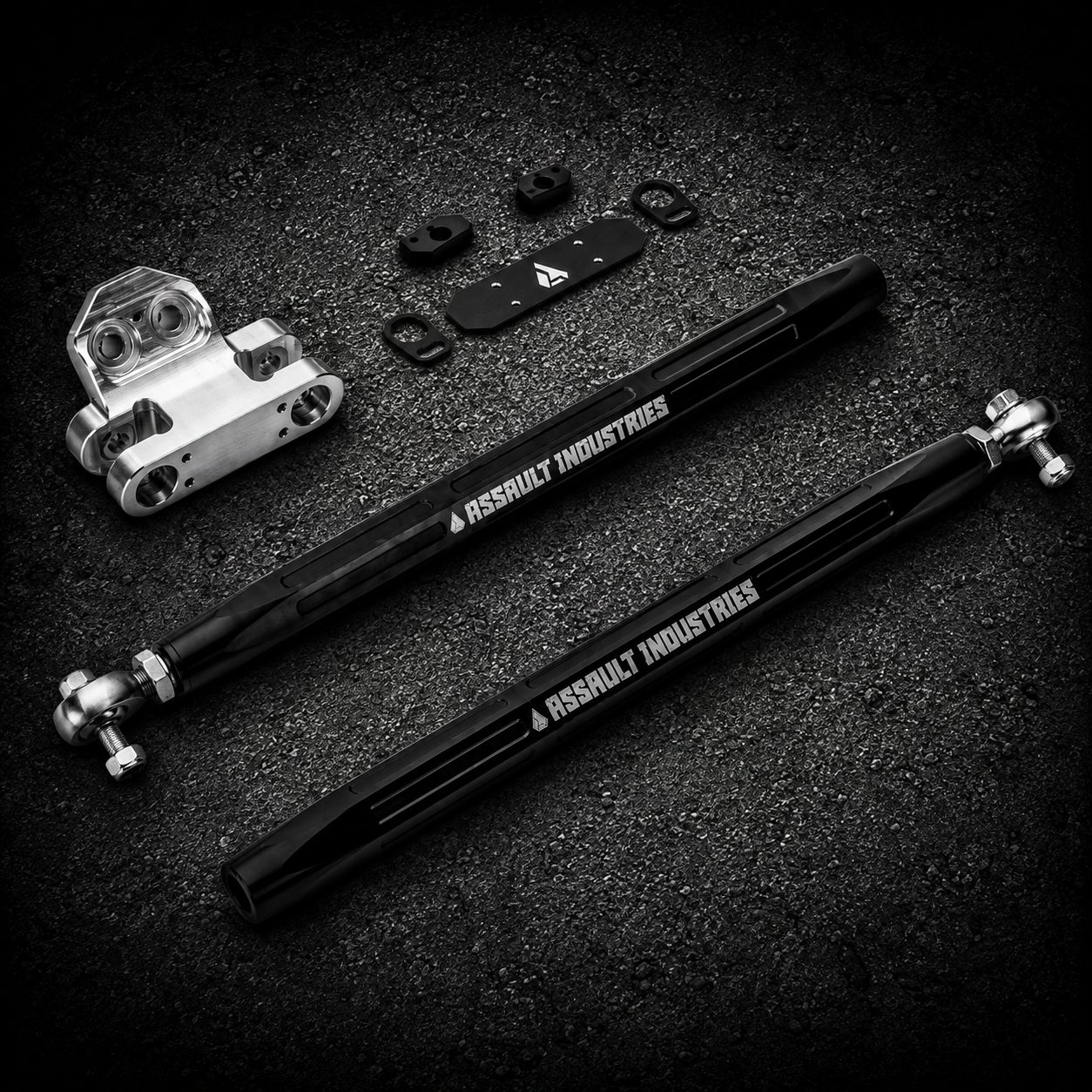 ASSAULT INDUSTRIES CAN-AM MAVERICK R TURRET STYLE HEAVY-DUTY TIE RODS