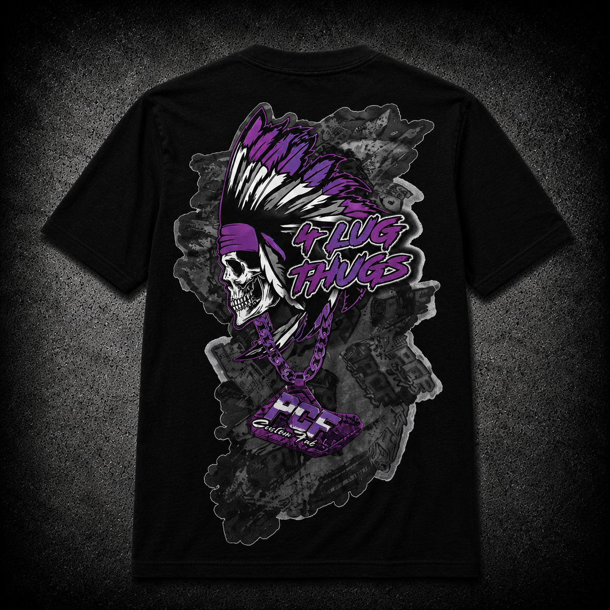PCF PURPLE 4 LUG THUGS T-SHIRT