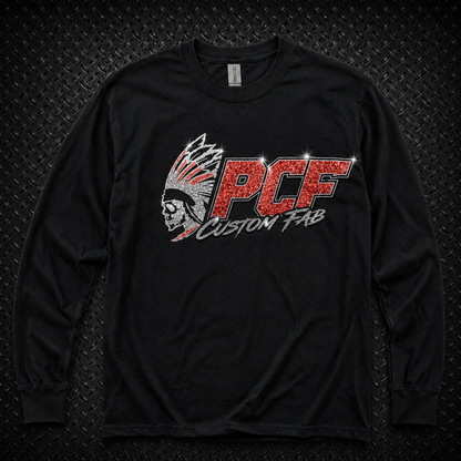 PCF LONG SLEEVE GLITTER T-SHIRT