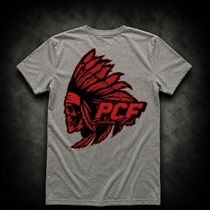 YOUTH GREY PCF LOGO T-SHIRT