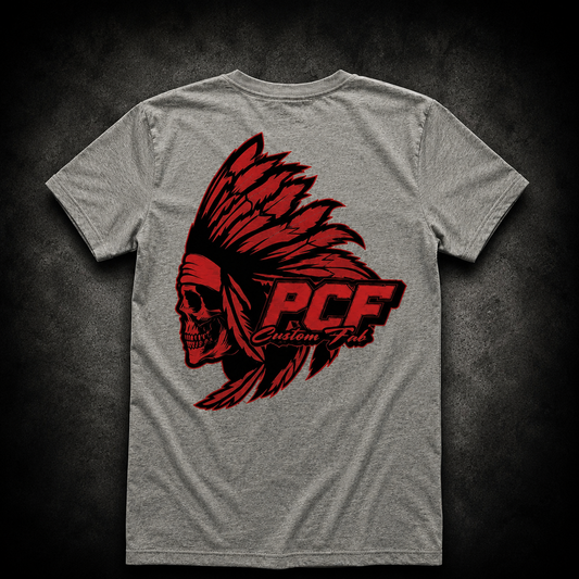 YOUTH GREY PCF LOGO T-SHIRT