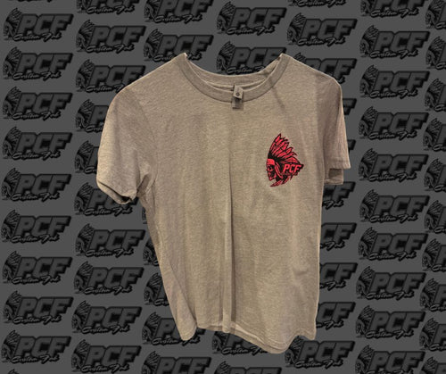 YOUTH GREY PCF LOGO T-SHIRT