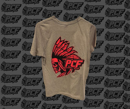 YOUTH GREY PCF LOGO T-SHIRT