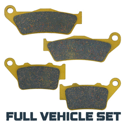 Husqvarna CR/SM/WR/TC/TE 125/250/300/350/360/400/410/450/570/610/630 1995-2013 Ceramic Brake Pad Set