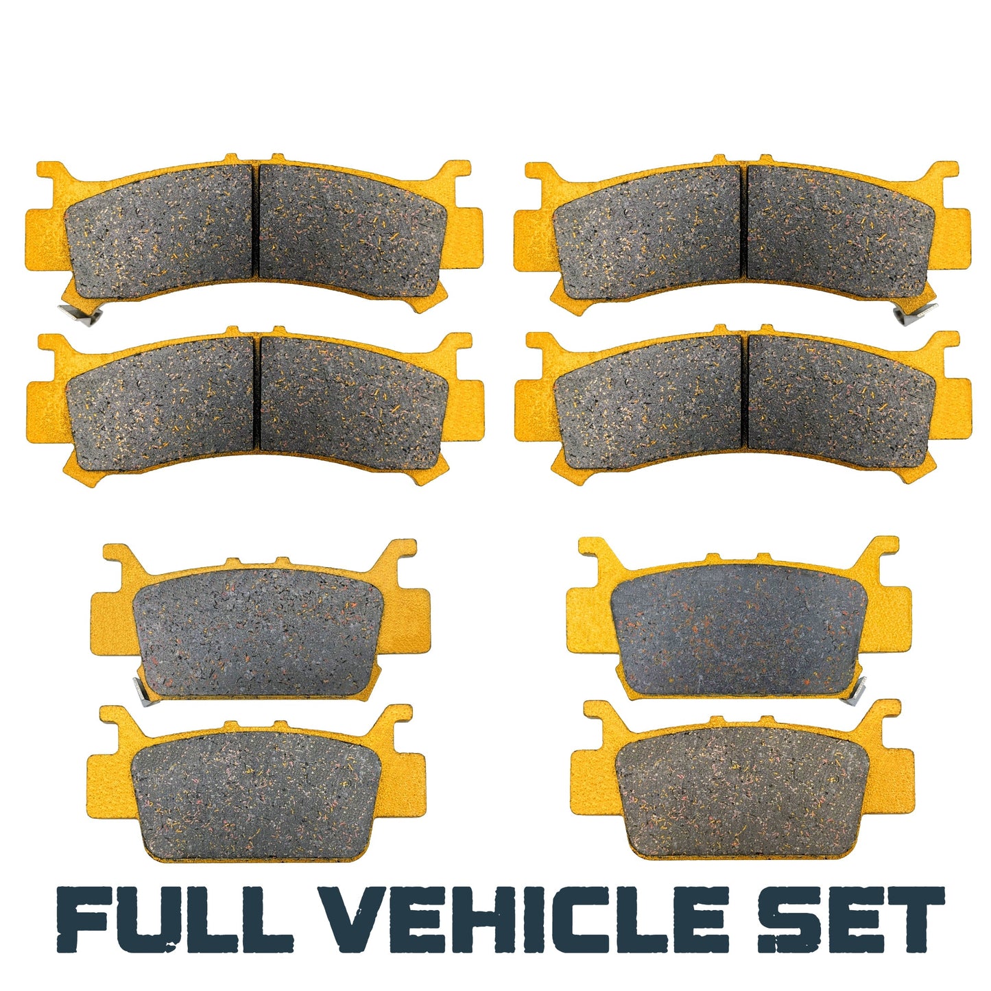 Honda Pioneer 1000/1000-5/1000-6 2016-2025 Ceramic Brake Pad Set