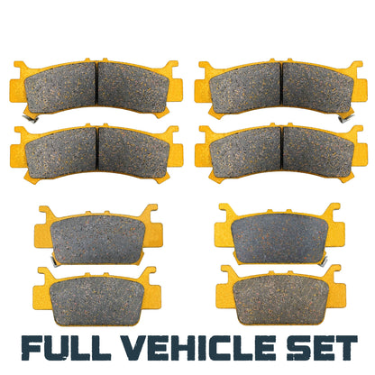 Honda Talon 1000R/1000X/1000X-4 Ceramic Brake Pad Set Front & Rear 2019-2024
