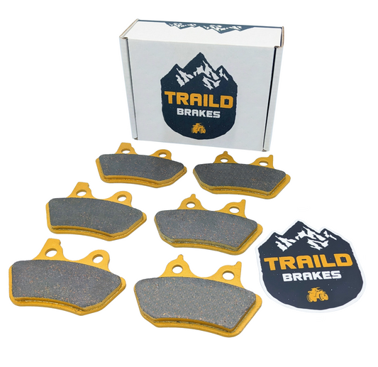 Harley-Davidson Dyna/Softail/Touring/Sportster/V-Rod 2000-2007 Ceramic Brake Pad Set