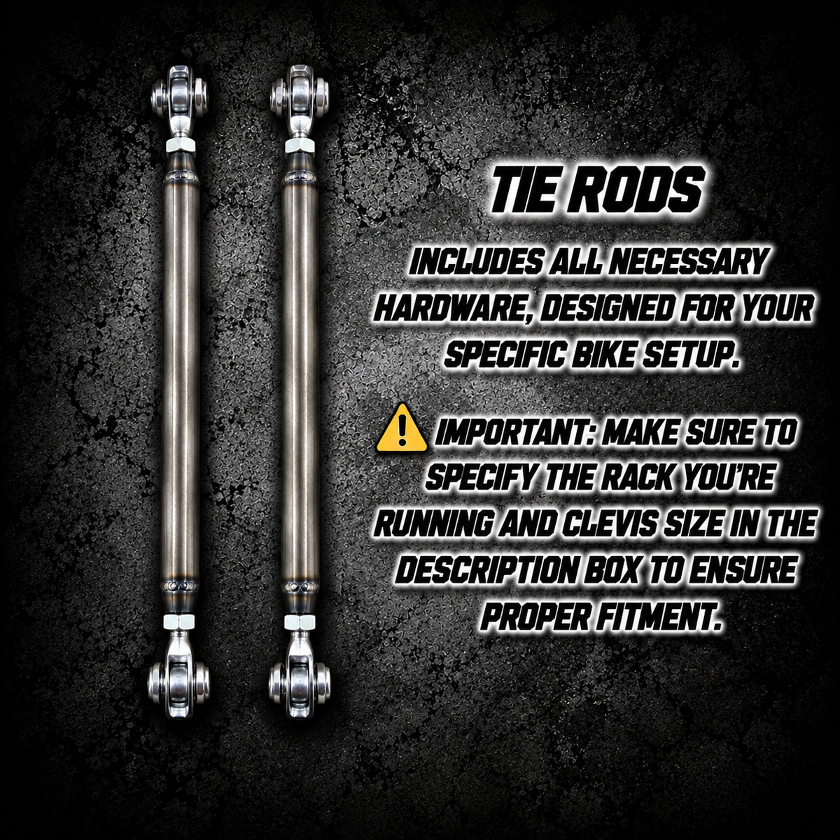 PCF POLARIS XPEDITION HD TIE ROD KIT – POCKET CHANGE FAB
