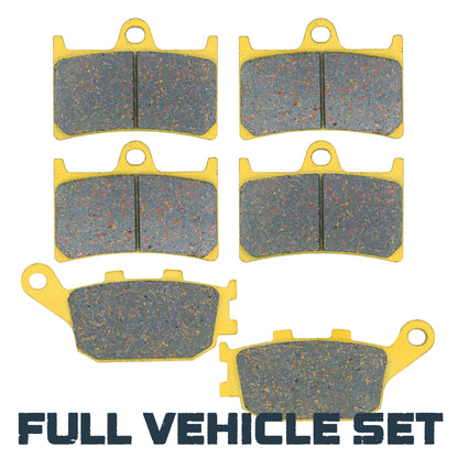 Yamaha YZFR6/YZFR1/FZ7/FZ8/FJ9/FZ10/FZ1/MT07/MT09/MT10/XSR 900 Ceramic Brake Pad Set 2003-2026