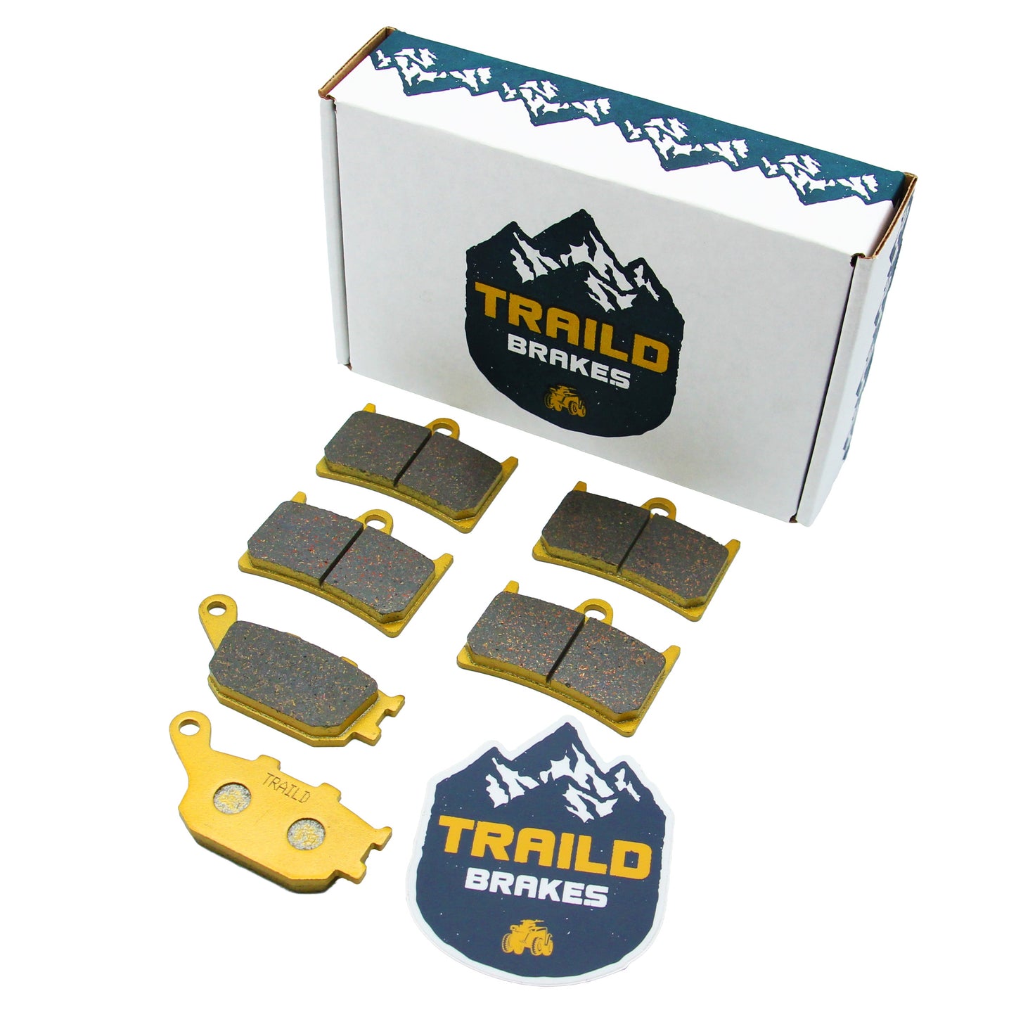 Yamaha YZFR6/YZFR1/FZ7/FZ8/FJ9/FZ10/FZ1/MT07/MT09/MT10/XSR 900 Ceramic Brake Pad Set 2003-2026