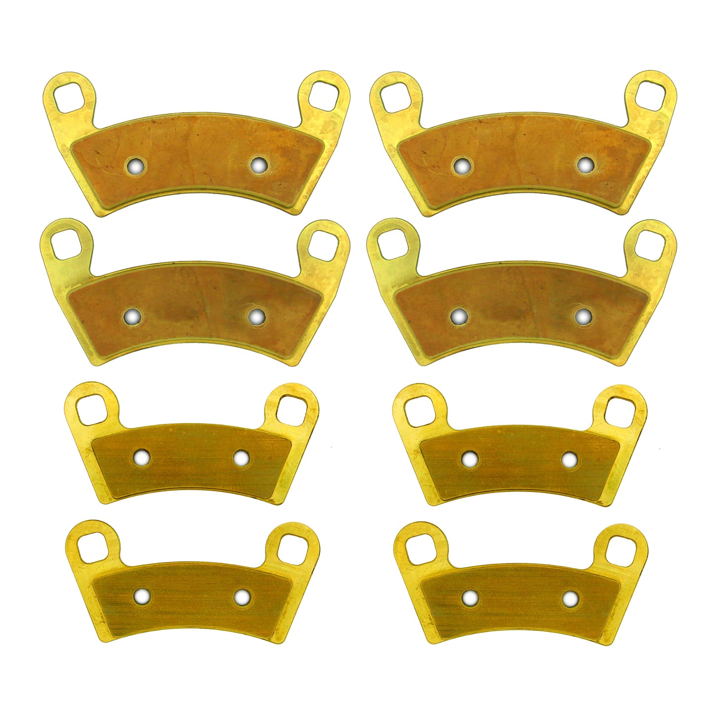 Polaris Ranger 1000/XP 1000/Crew 1000/Crew XP 1000/Crew SP 570/Kinetic 2018-2026 Brass Brake Pad Set