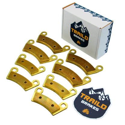 Polaris RZR XP 1000/XP4 1000/RZR 4 900/S 4 1000/S 4 900/XP S/XP S 4 2015-2026 Brass Brake Pad Set