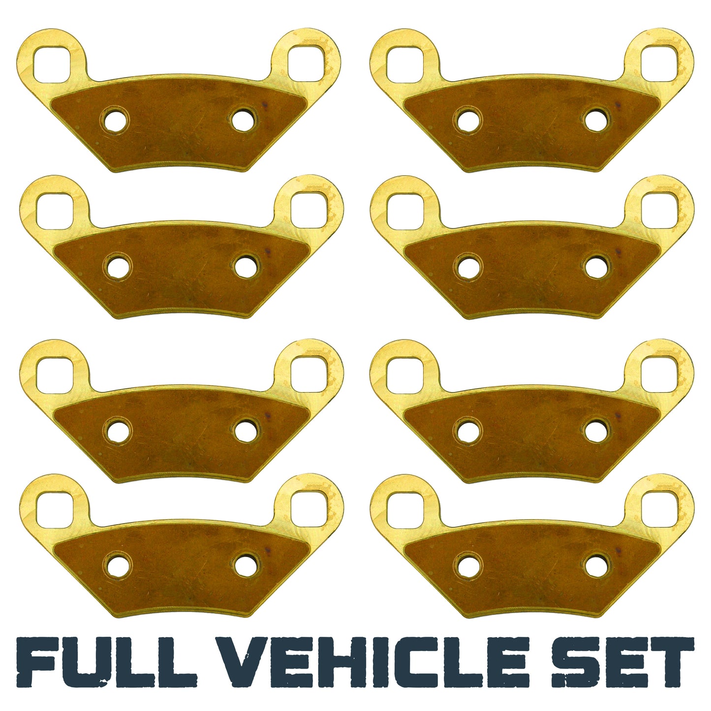 Polaris Sportsman XP 1000/Touring XP 1000/850 High Lifter/X2 550 2010-2026 Brass Brake Pad Set