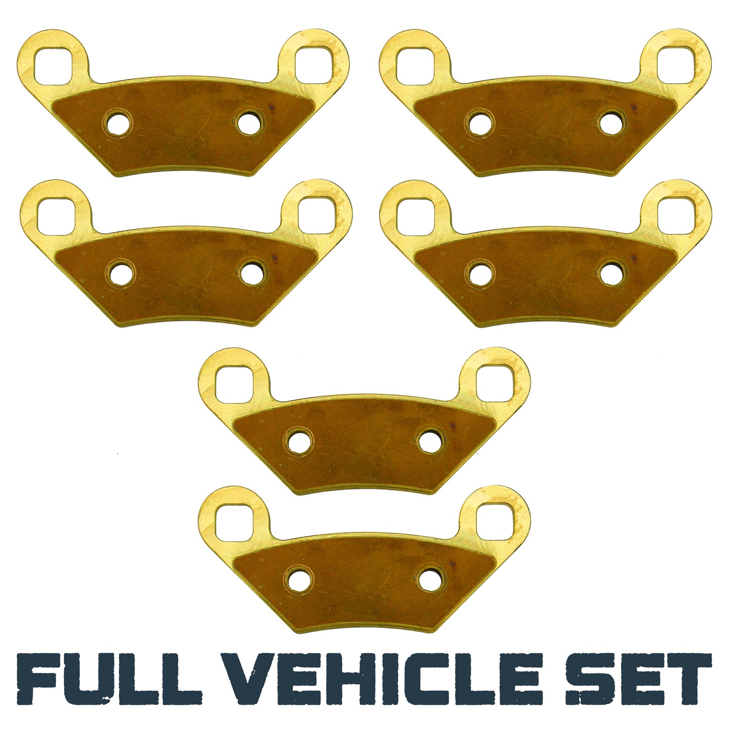 Polaris Scrambler 850 2013-2026 Brass Brake Pad Set