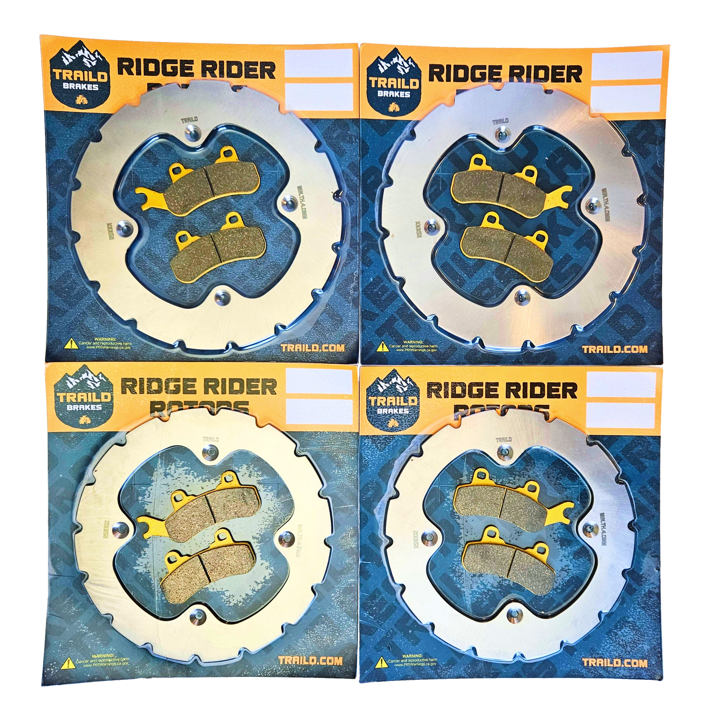 Can-Am Commander/Commander MAX 1000R/700 2021-2024 Ridge Rider Rotor and Pad Kit