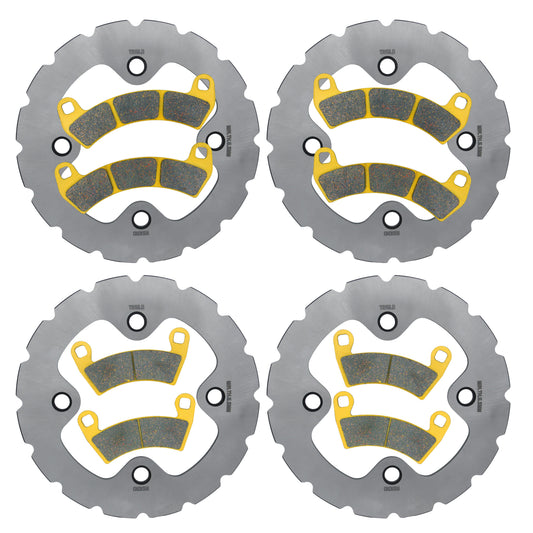 Polaris RZR XP TURBO/XP 4 TURBO/PRO XP/PRO XP 4/Turbo S 2016-2026 Ridge Rider Rotor and Pad Kit
