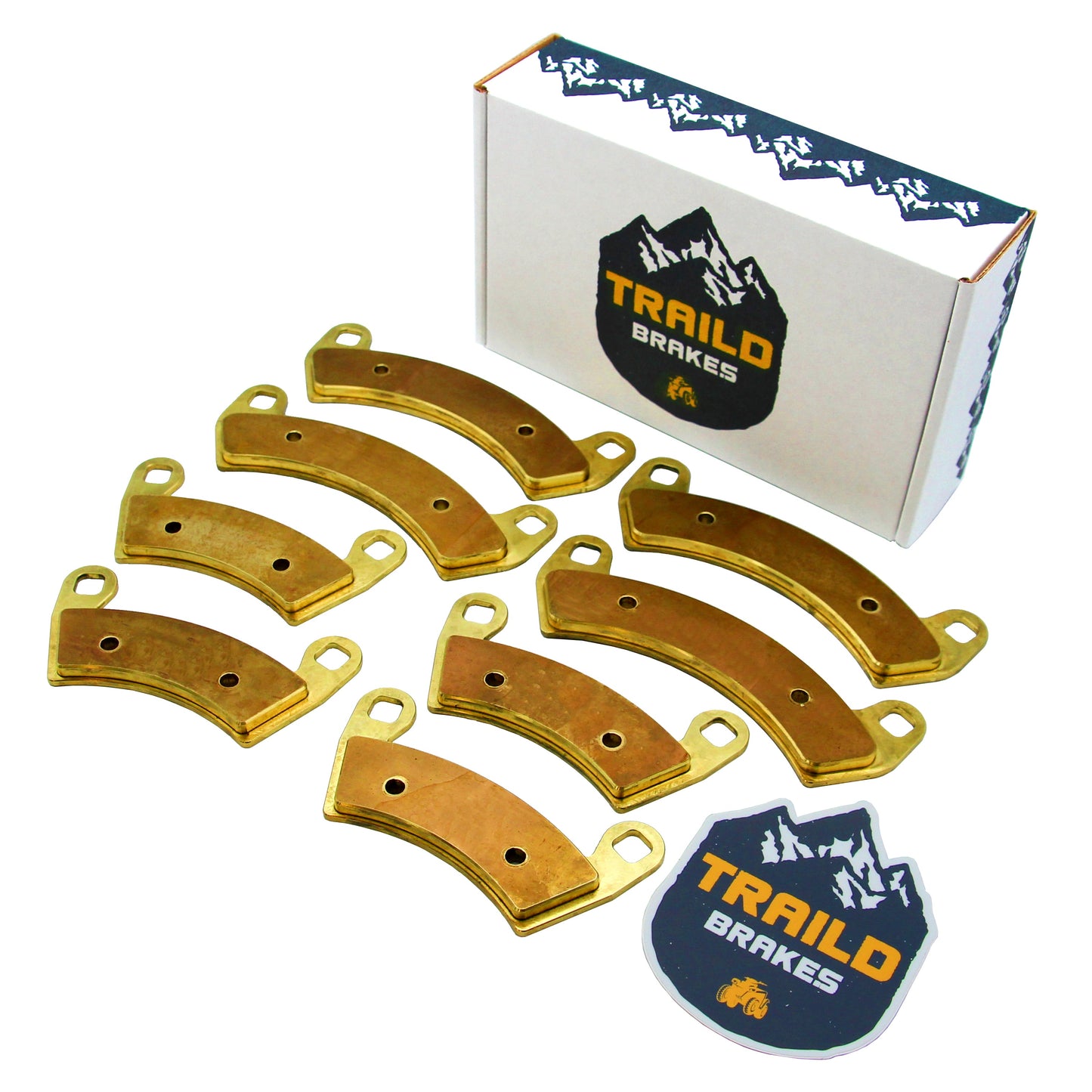 Polaris RZR XP TURBO/XP 4 TURBO/PRO XP/PRO XP 4 2016-2026 Brass Brake Pad Set
