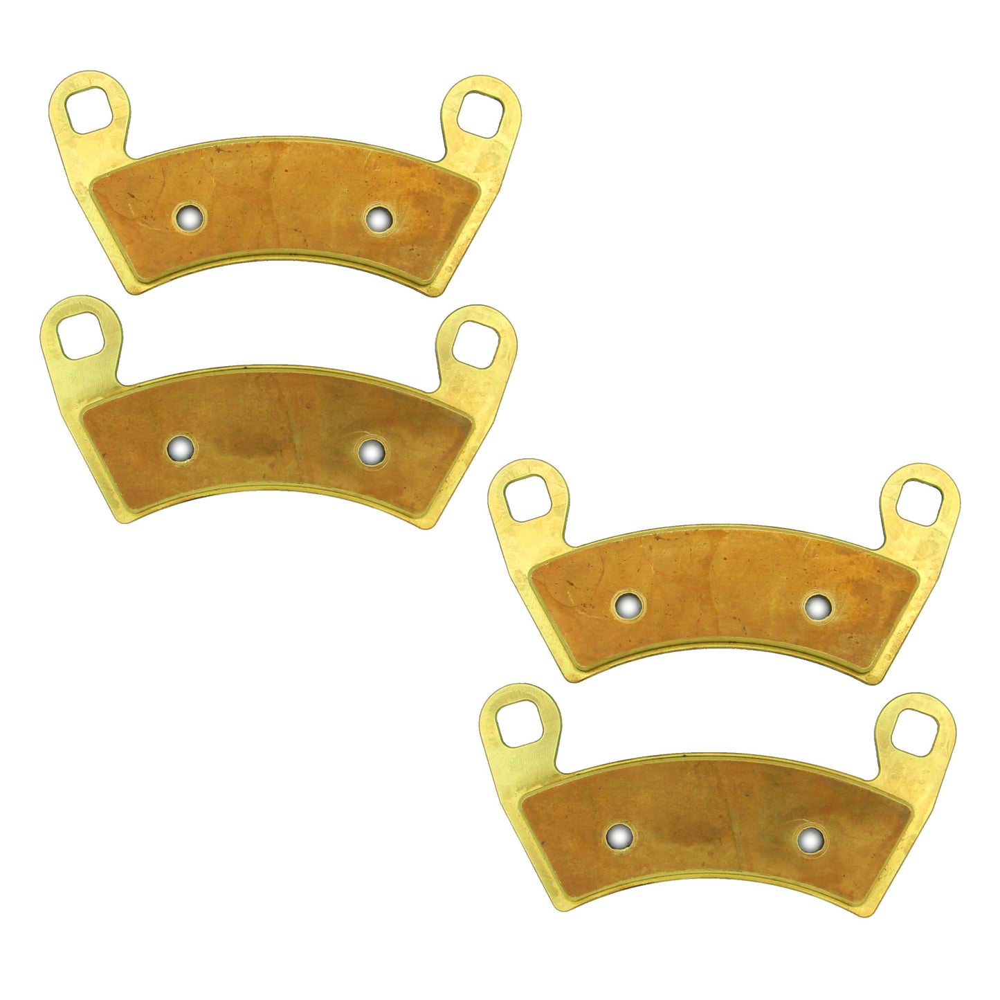 Polaris Ranger 1000/XP 1000/Crew 1000/Crew XP 1000/Crew SP 570/Kinetic 2018-2024 Brass Brake Pad Set