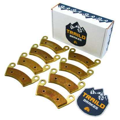 Polaris Ranger Crew 570/700/800/900/XP 1000/Diesel 2008-2024 Brass Brake Pad Set