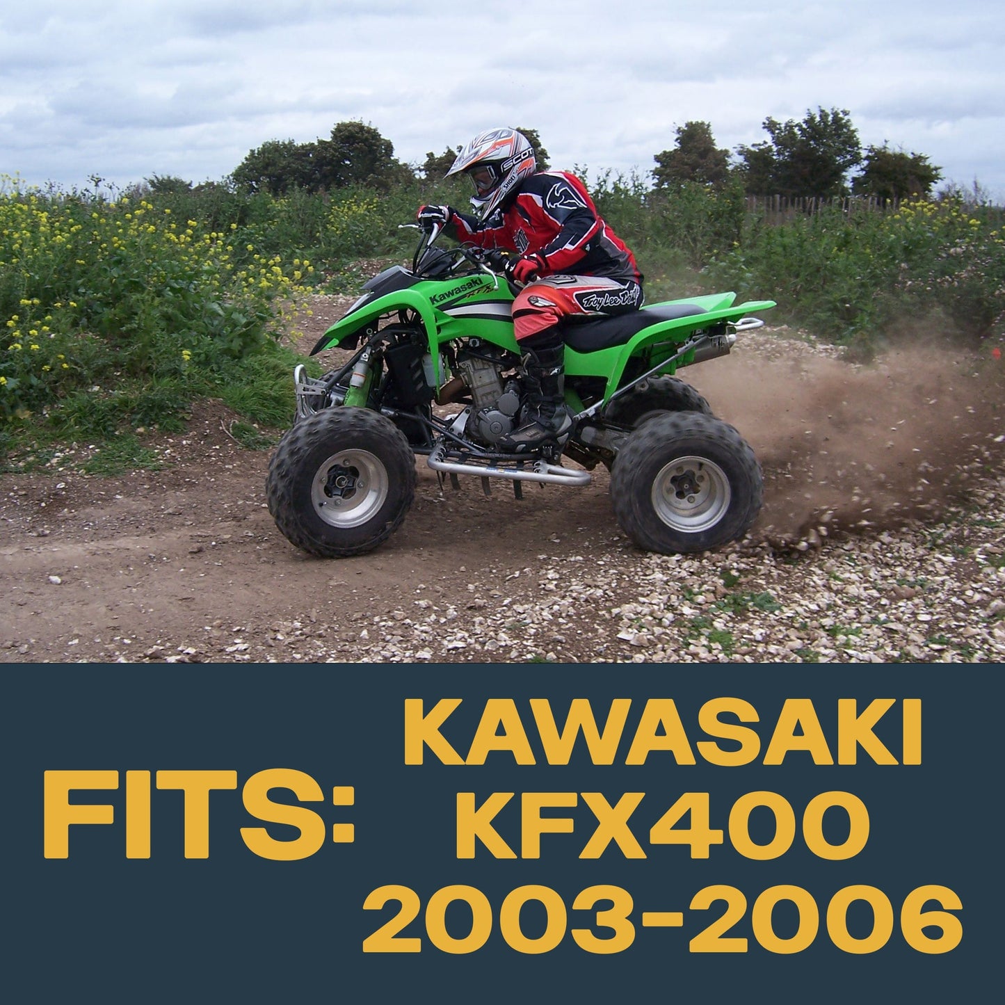 Kawasaki KFX 400 2003-2006 Ceramic Brake Pad Set