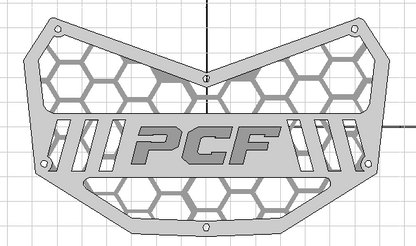 PCF CAN AM X3 ALUMINUM GRILLE